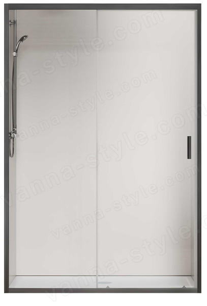 Душевая дверь Vincea City VDS-5CT120CLGM 120x195 120x195, профиль вороненая сталь