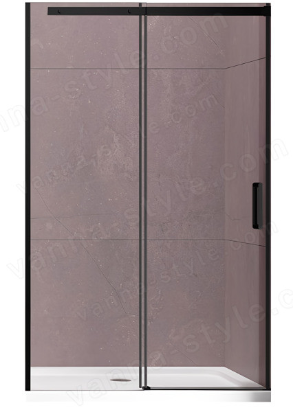Душевая дверь Vincea Dice VDS-4D120CLB 120x200, профиль черный 120x200, профиль черный