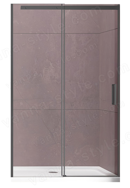 Душевая дверь Vincea Dice VDS-4D120CLGM 120x200 120x200, профиль вороненая сталь