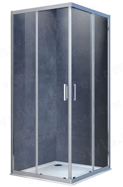Душевой уголок Vincea Alpha VSS-3AL800CL 80x80, профиль хром 80x80, профиль хром