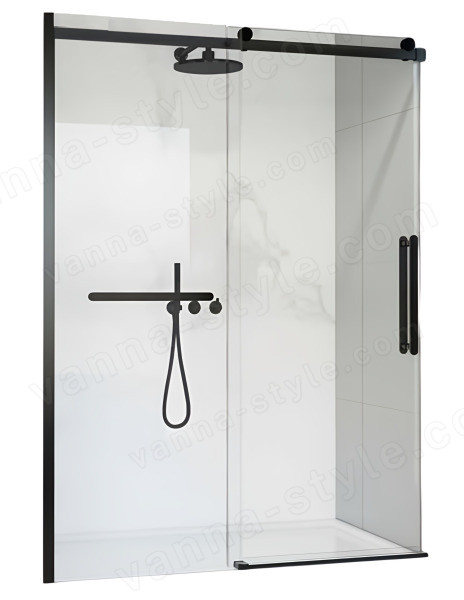 Душевая дверь Vincea Como Soft VDS-1CS110CLB 110x195, профиль черный 110x195, профиль черный