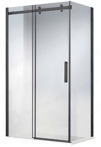 Душевой уголок Vincea Como-N VSR-4CN9015CLB 150x90, профиль черный 150x90, профиль черный