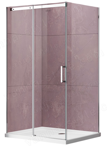 Душевой уголок Vincea Dice VSR-4D8013CL 130x80, профиль хром 130x80, профиль хром