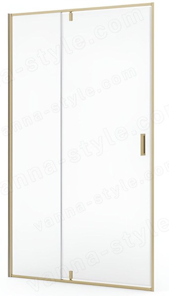 Душевая дверь WasserKraft Aisch 55P04 90x200, профиль золото