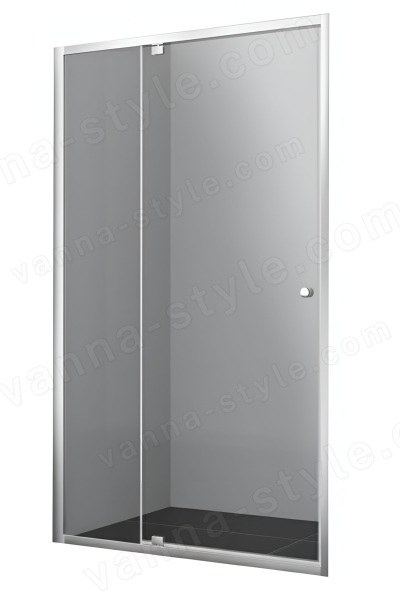 Душевая дверь WasserKraft Aula 11P13 110,5x190, профиль хром