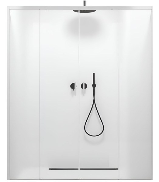 Душевая дверь WasserKraft Lippe 45S09 170x190, профиль хром