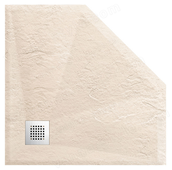 Душевой поддон Vincea VST-4SP9090C 90x90 из искусственного камня 90x90 из искусственного камня, бежевый