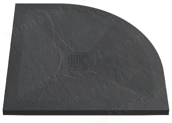Душевой поддон Vincea VST-4SQ9090A 90x90 из искусственного камня 90x90 из искусственного камня, антрацит