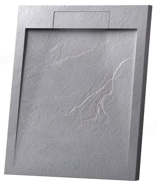 Душевой поддон Vincea VST-4SRL9090G 90x90 из искусственного камня, серый 90x90 из искусственного камня, серый