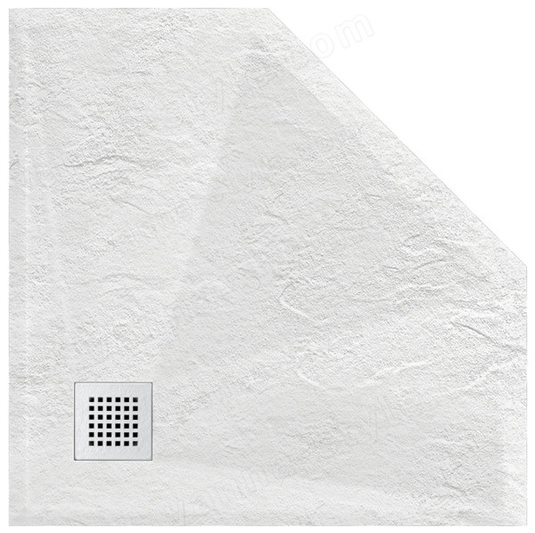 Душевой поддон Vincea VST-4SP1010W 100x100 из искусственного камня 100x100 из искусственного камня, белый матовый