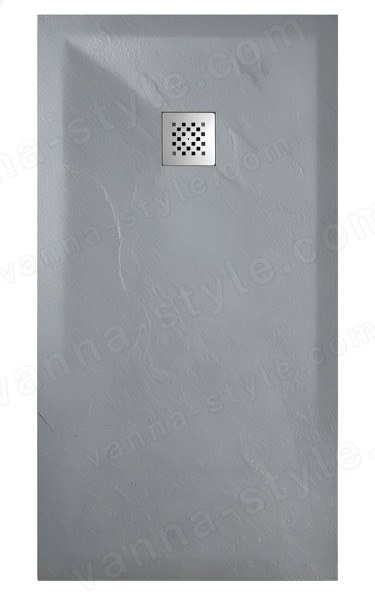Душевой поддон Vincea VST-4SR8011G 110x80 из искусственного камня, серый 110x80 из искусственного камня, серый