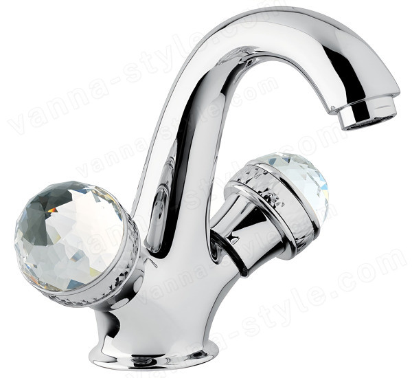 Смеситель для раковины Migliore Axo Crystal 18490, хром, хром