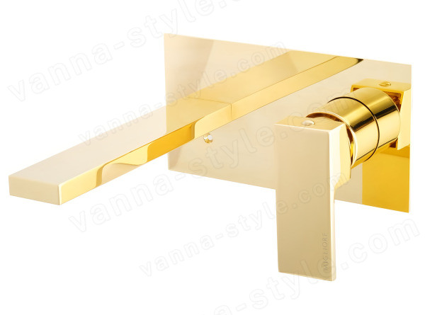 Встраиваемый смеситель для раковины Migliore Kvant Gold 25396, золото, золото