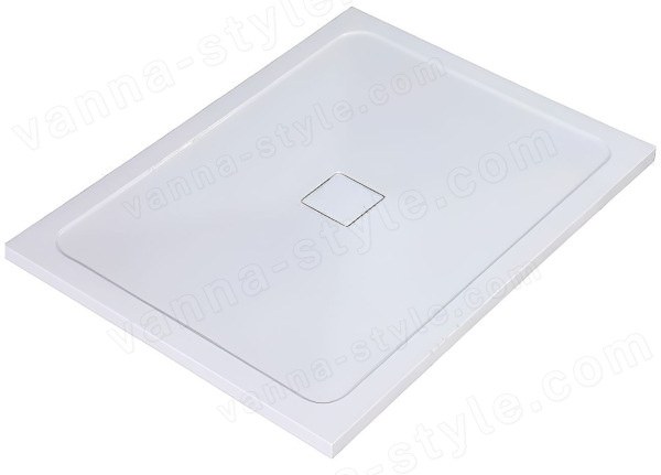 Душевой поддон WasserKraft Dinkel 58T07 120x90 из искусственного камня, белый 120x90 из искусственного камня, белый