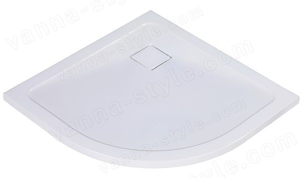 Душевой поддон WasserKraft Dinkel 58T01 90x90 из искусственного камня, белый 90x90 из искусственного камня, белый