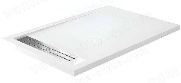 Душевой поддон WasserKraft Mindel 85T07 120x90 из искусственного камня, белый 120x90 из искусственного камня, белый