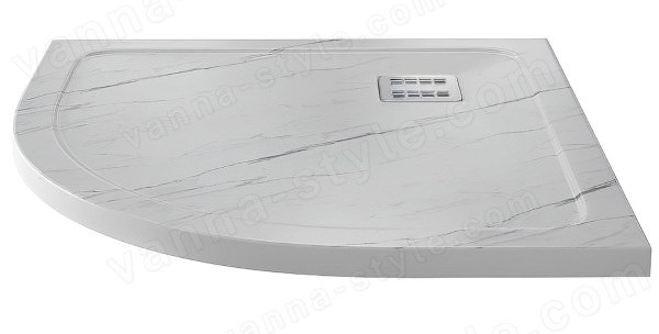 Душевой поддон WasserKraft Rhin 44T01 90x90 из искусственного камня, белый 90x90 из искусственного камня, белый