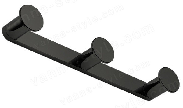 Крючок тройной Colombo Mini CD117.GM, графит матовый, графит матовый