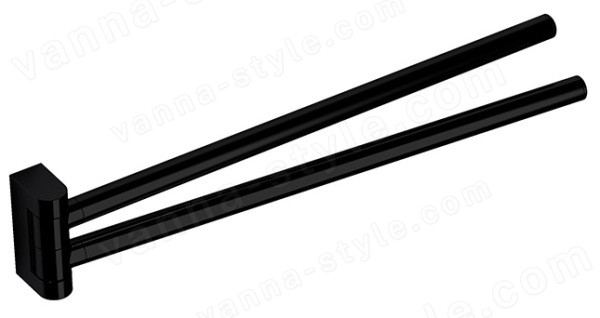 Полотенцедержатель Colombo Mini B4012.NM поворотный, черный матовый поворотный, черный матовый
