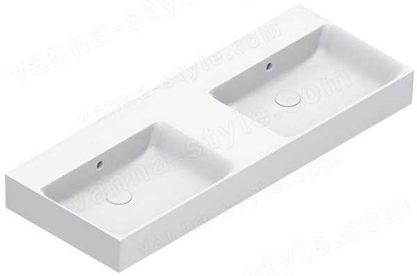 Раковина двойная Catalano Premium 0221220001 120x47, белая  120x47, белая