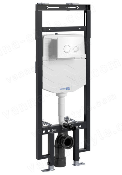 Инсталляция для унитаза Wasser Kraft Dinkel 58TLT.010.ME.WH01