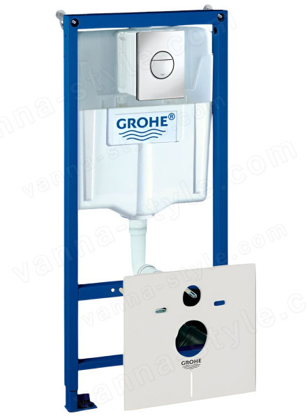 Инсталляция для унитаза Grohe Rapid SL 38813001 с кнопкой с кнопкой