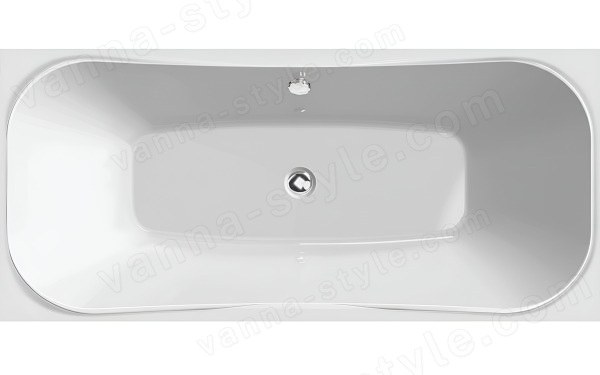 Акриловая ванна C-Bath Kronos 180x80 CBQ013001, прямоугольная