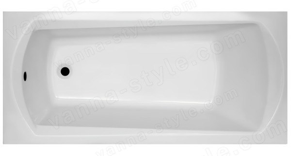 Акриловая ванна C-Bath Clio 160x70 CBQ003005, прямоугольная