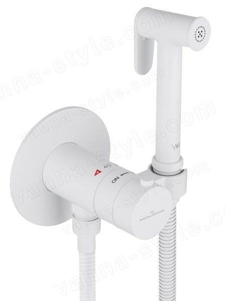 Гигиенический душ со смесителем Wonzon&amp;Woghand WW-88829909-MW белая матовая