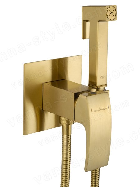 Гигиенический душ со смесителем Wonzon&amp;Woghand Fit WW-88829009-BG брашированное золото