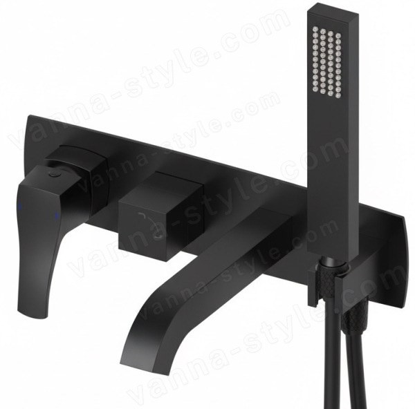 Встраиваемый смеситель для ванны Wonzon&amp;Woghand Flex WW-88889072-MB