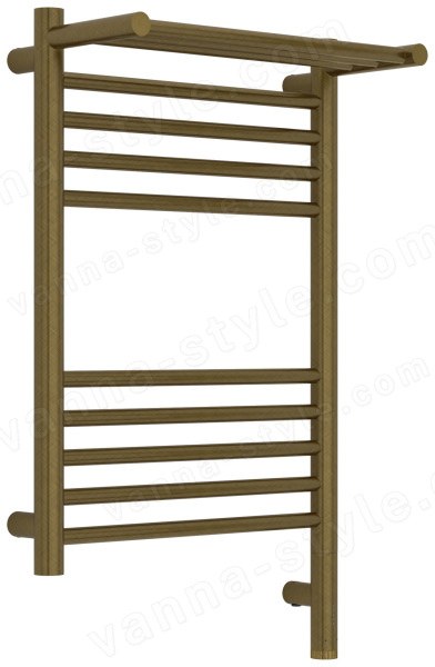 Полотенцесушитель электрический Сунержа Богема 3.1 с полкой 40x60, бронза