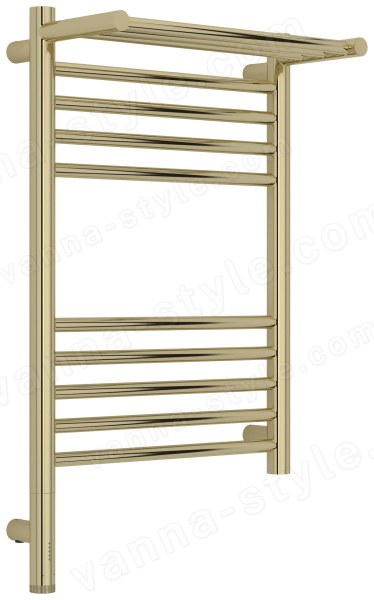 Полотенцесушитель электрический Сунержа Богема 3.1 L с полкой 40x60, шампань