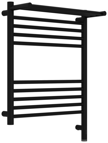 Полотенцесушитель электрический Сунержа Богема 3.1 R с полкой 50x60, черный матовый
