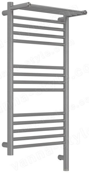 Полотенцесушитель электрический Сунержа Богема 3.1 R с полкой 40x80, сатин
