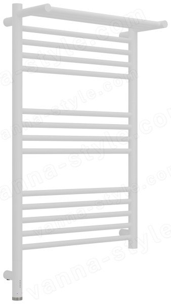 Полотенцесушитель электрический Сунержа Богема 3.1 L с полкой 50x80, белый матовый