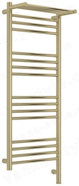 Полотенцесушитель электрический Сунержа Богема 3.1 R с полкой 40x100, шампань