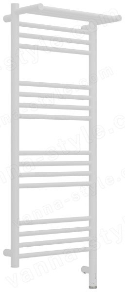 Полотенцесушитель электрический Сунержа Богема 3.1 R с полкой 40x100, белый матовый