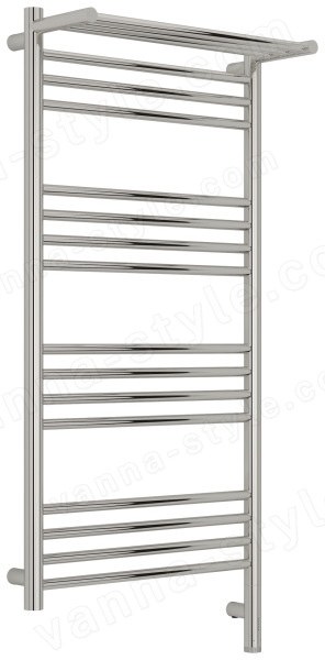 Полотенцесушитель электрический Сунержа Богема 3.1 R с полкой 50x100, хром
