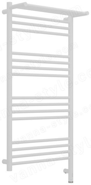Полотенцесушитель электрический Сунержа Богема 3.1 R с полкой 50x100, белый матовый