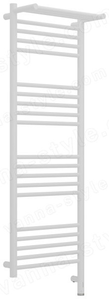 Полотенцесушитель электрический Сунержа Богема 3.1 R с полкой 40x120, белый матовый