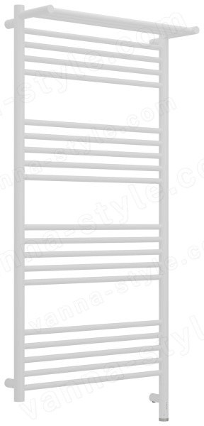 Полотенцесушитель электрический Сунержа Богема 3.1 R с полкой 60x120, белый матовый