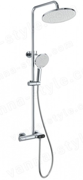 Душевая система Wonzon&Woghand Muse Corno WW-B2091-A-CR, хром