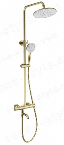 Душевая система Wonzon&Woghand Inn 4 WW-B3047-A1-BG, брашированное золото