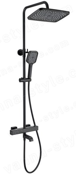Душевая система Wonzon&amp;Woghand Stay 2 WW-B3016-T1-MB