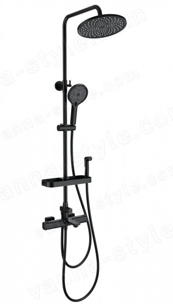 Душевая система Wonzon&amp;Woghand Solid WW-C3011-A1-MB
