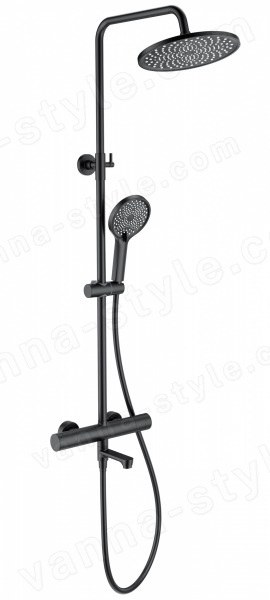 Душевая система Wonzon&Woghand WW-B3069-MB черная матовая