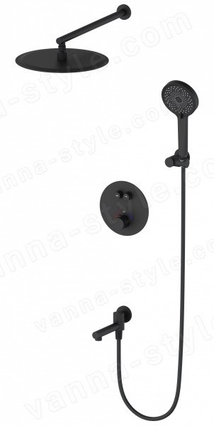 Встраиваемая душевая система Wonzon&amp;Woghand Stick WW-88929010-MB
