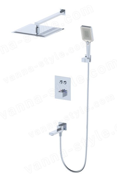 Встраиваемая душевая система Wonzon&amp;Woghand WW-88929003-CR, хром