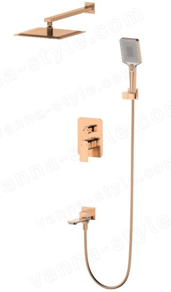 Встраиваемая душевая система Wonzon&amp;Woghand Diamond WW-88939011-BRG
